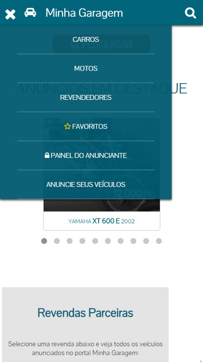 Site responsivo: 