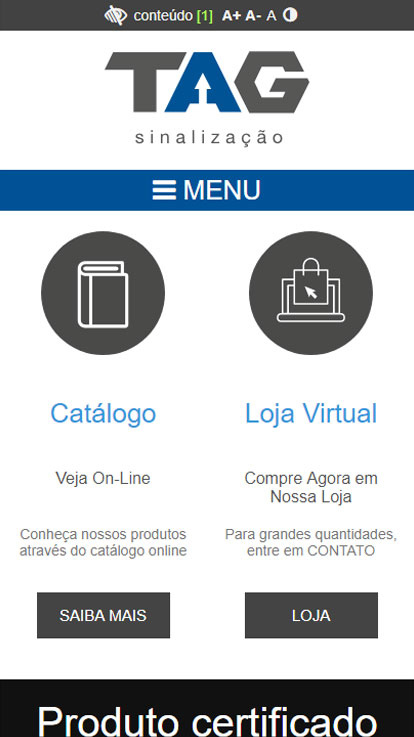 Cliente W3 Corp - TAG Sinalização