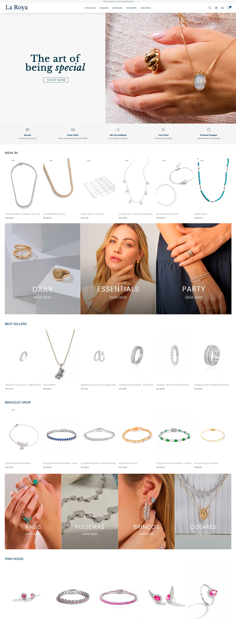 ecommerce La Roya desenvolvido pela W3 Corp