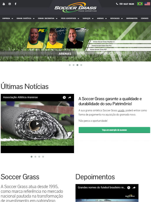 Cliente W3 Corp - Soccer Grass Pisos Esportivos